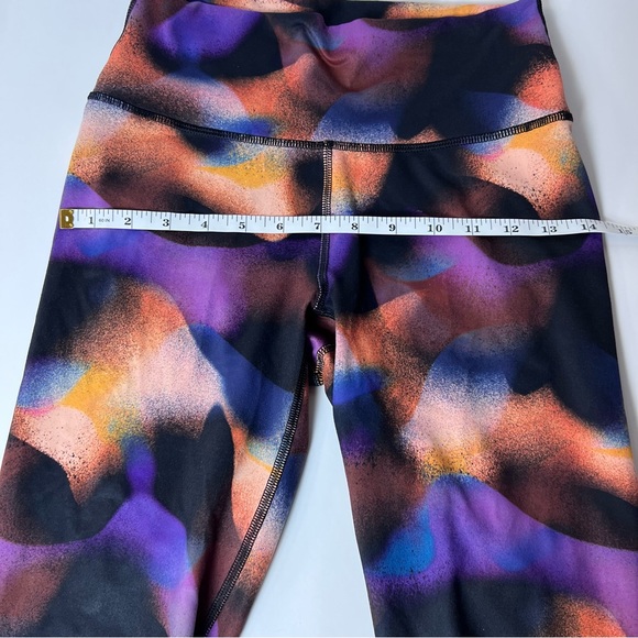 Fabletics Power-Hold High Waisted Cropped Workout Leggings - Fun Patterned - Picture 6 of 7